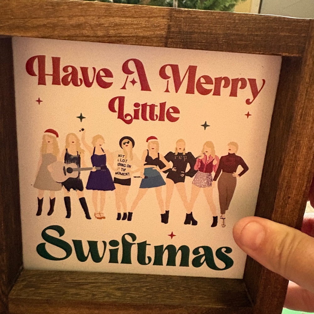 Taylor Swift Holiday Decor - Red and Green